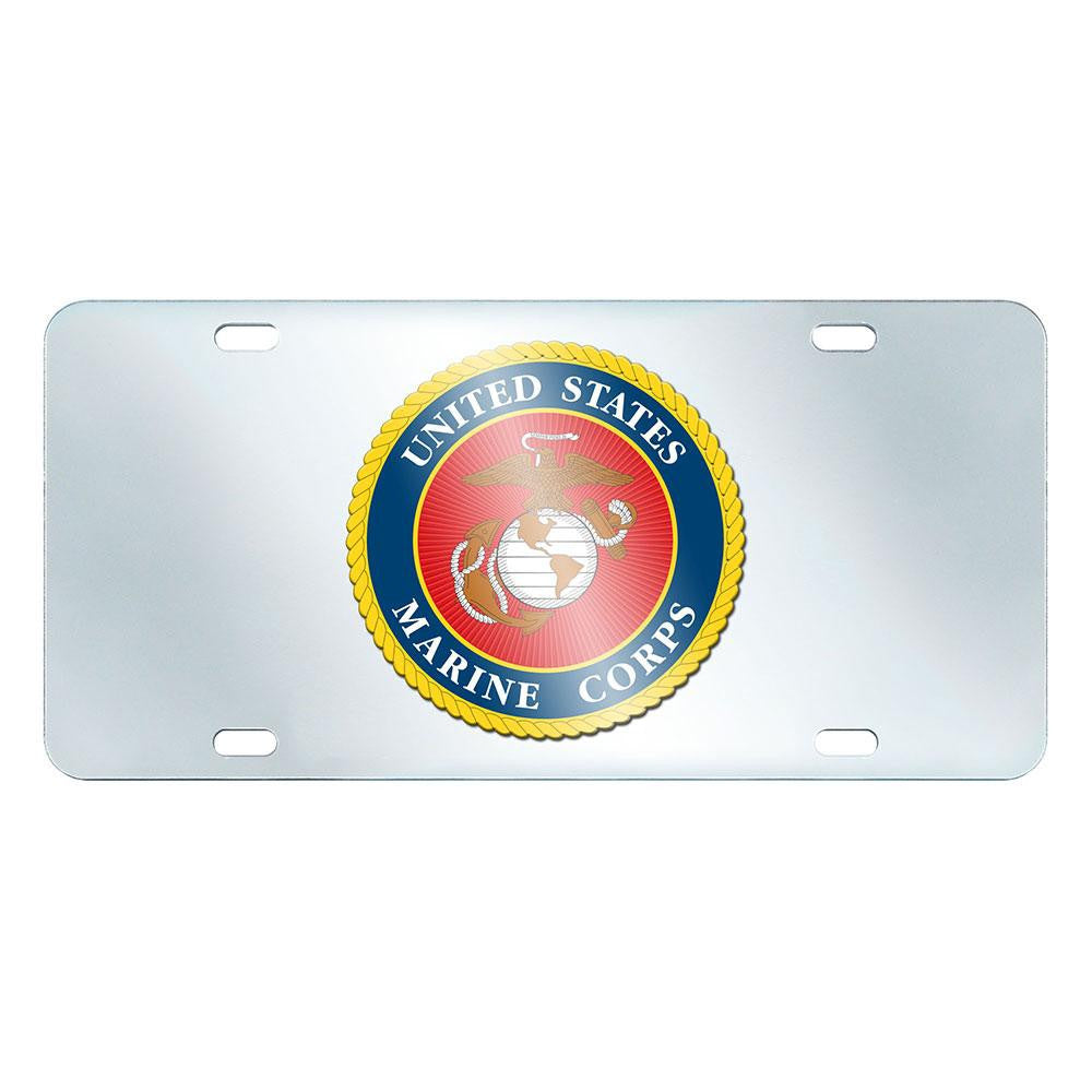 US Marines Armed Forces License Plate-Inlaid
