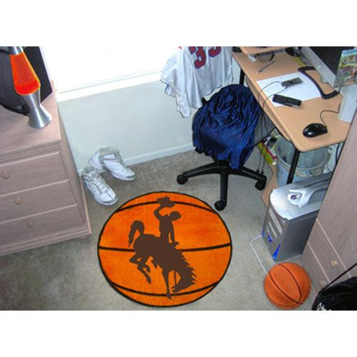 Wyoming Cowboys NCAA Basketball Round Floor Mat (29)