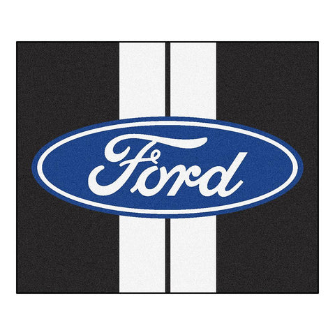 Ford Ford Oval with Stripes  Tailgater Floor Mat (5'x6')