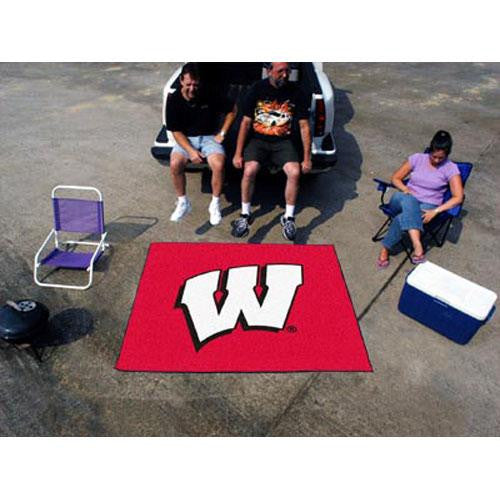 Wisconsin Badgers NCAA Tailgater Floor Mat (5'x6') W Logo