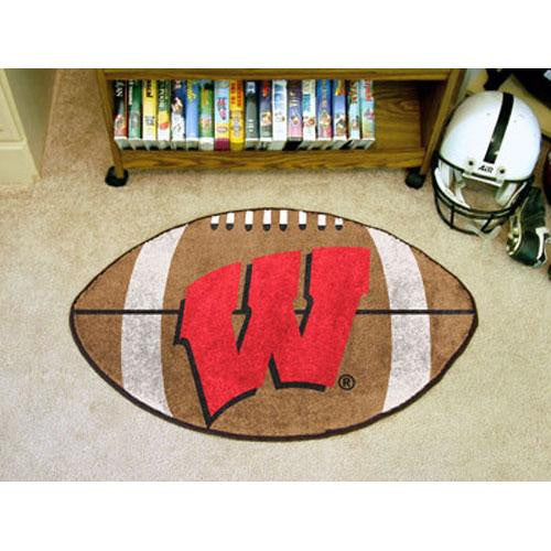 Wisconsin Badgers NCAA Football Floor Mat (22x35) W Logo