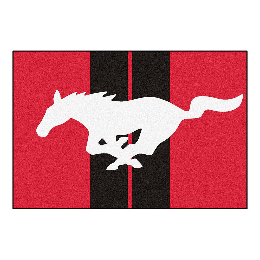 Ford Mustang Horse  5x8 Rug (60x92)