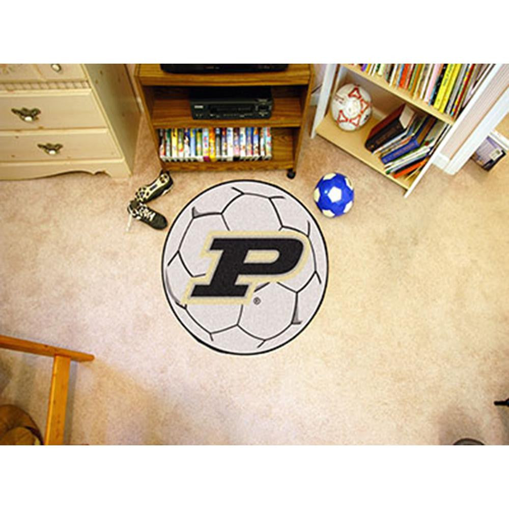 Purdue Boilermakers NCAA Soccer Ball Round Floor Mat (29)