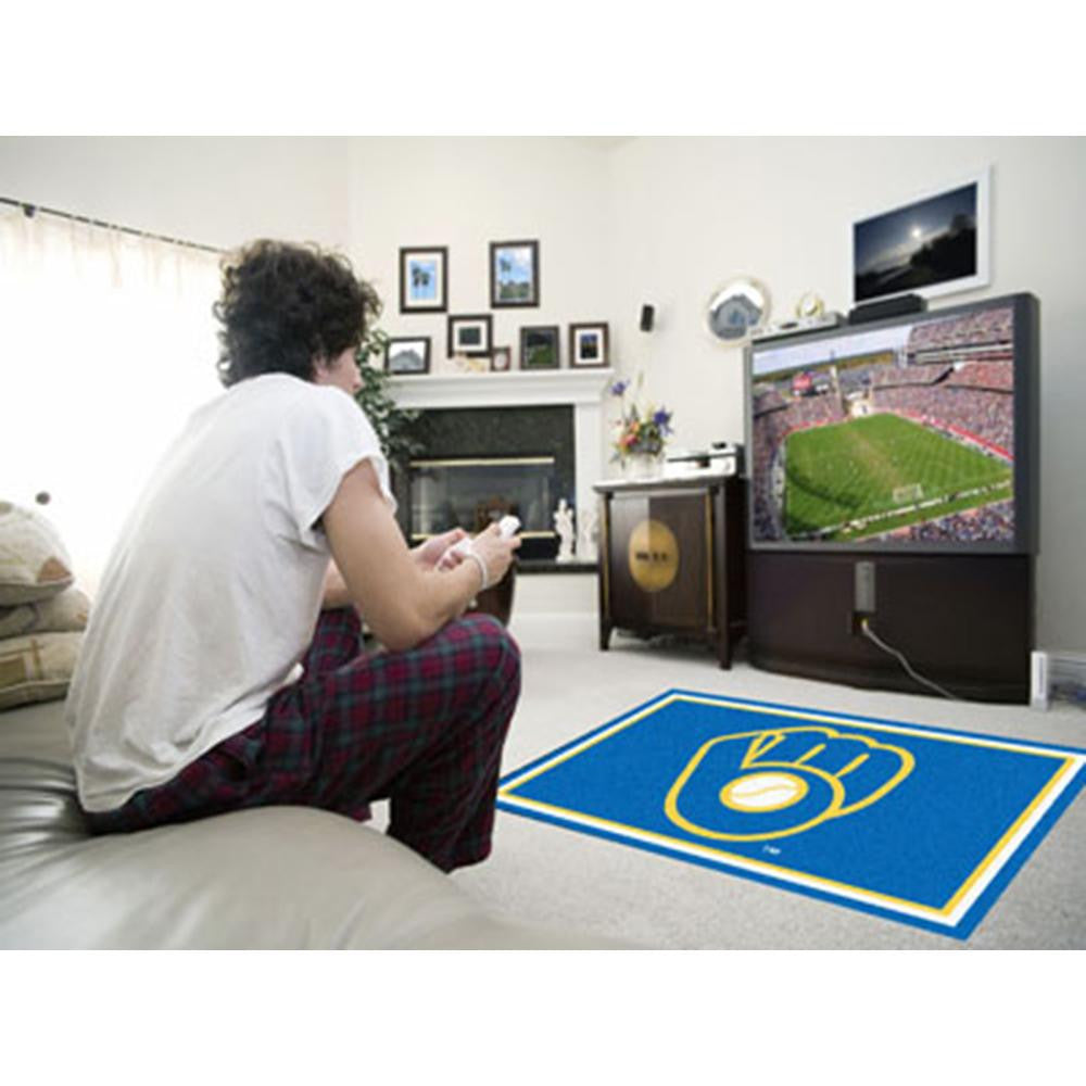 Milwaukee Brewers MLB Floor Rug (4'x6')