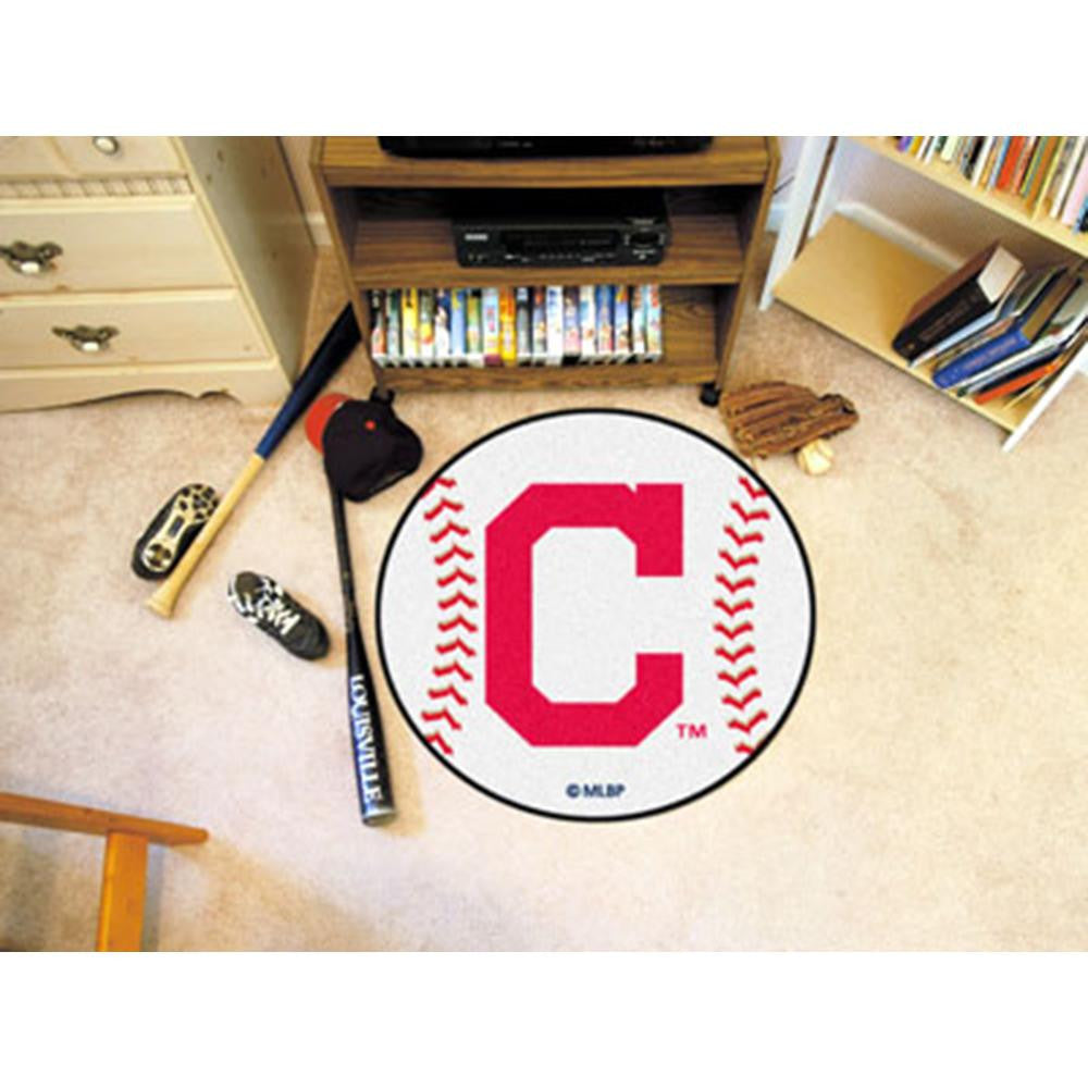 Cleveland Indians MLB Baseball Round Floor Mat (29)