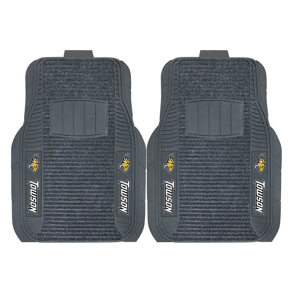 Towson Tigers NCAA Deluxe 2-Piece Vinyl Car Mats (20x27)