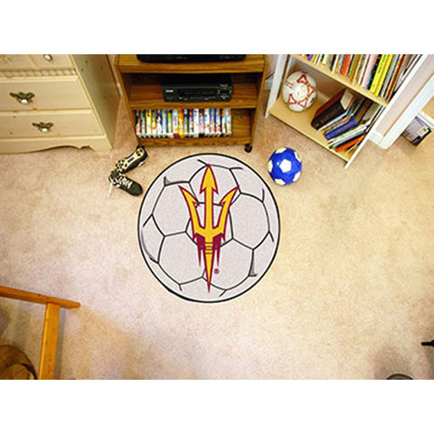 Arizona State Sun Devils NCAA Soccer Ball Round Floor Mat (29)