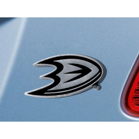 Anaheim Ducks NHL Chrome Car Emblem (2.3in x 3.7in)