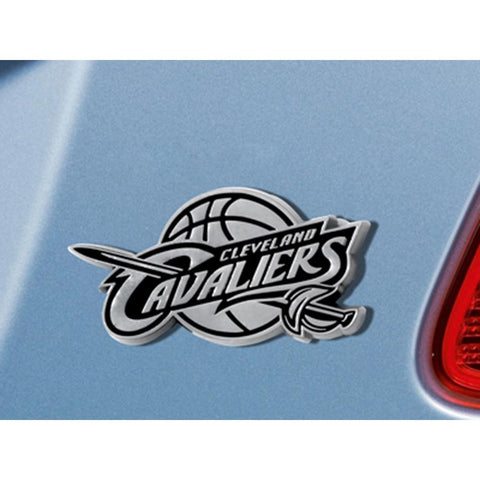 Cleveland Cavaliers NBA Chrome Car Emblem (2.3in x 3.7in)