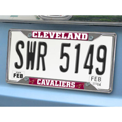 Cleveland Cavaliers NBA Chrome License Plate Frame