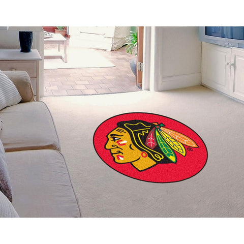 Chicago Blackhawks NHL Puck Mat (29 diameter)