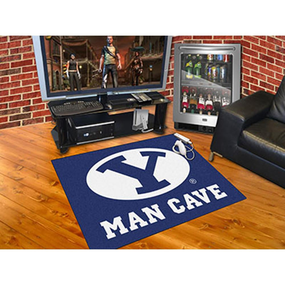 Brigham Young Cougars NCAA Man Cave All-Star Floor Mat (34in x 45in)