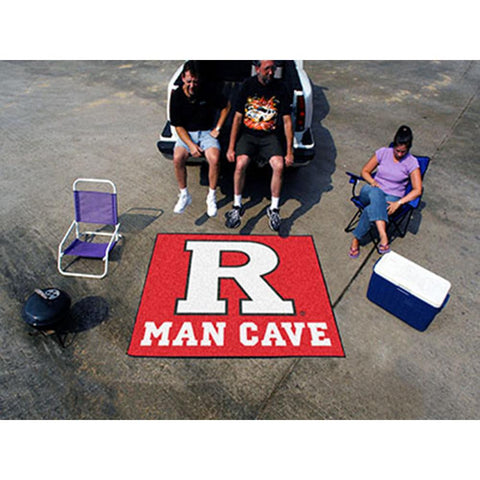 Rutgers Scarlet Knights NCAA Man Cave Tailgater Floor Mat (60in x 72in)