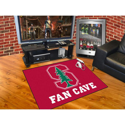 Stanford Cardinal NCAA Man Cave All-Star Floor Mat (34in x 45in)