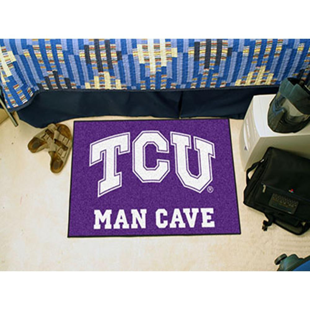 Texas Christian Horned Frogs NCAA Man Cave Starter Floor Mat (20in x 30in)