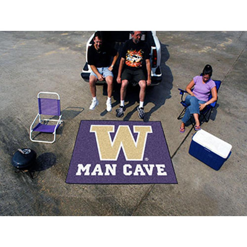 Washington Huskies NCAA Man Cave Tailgater Floor Mat (60in x 72in)