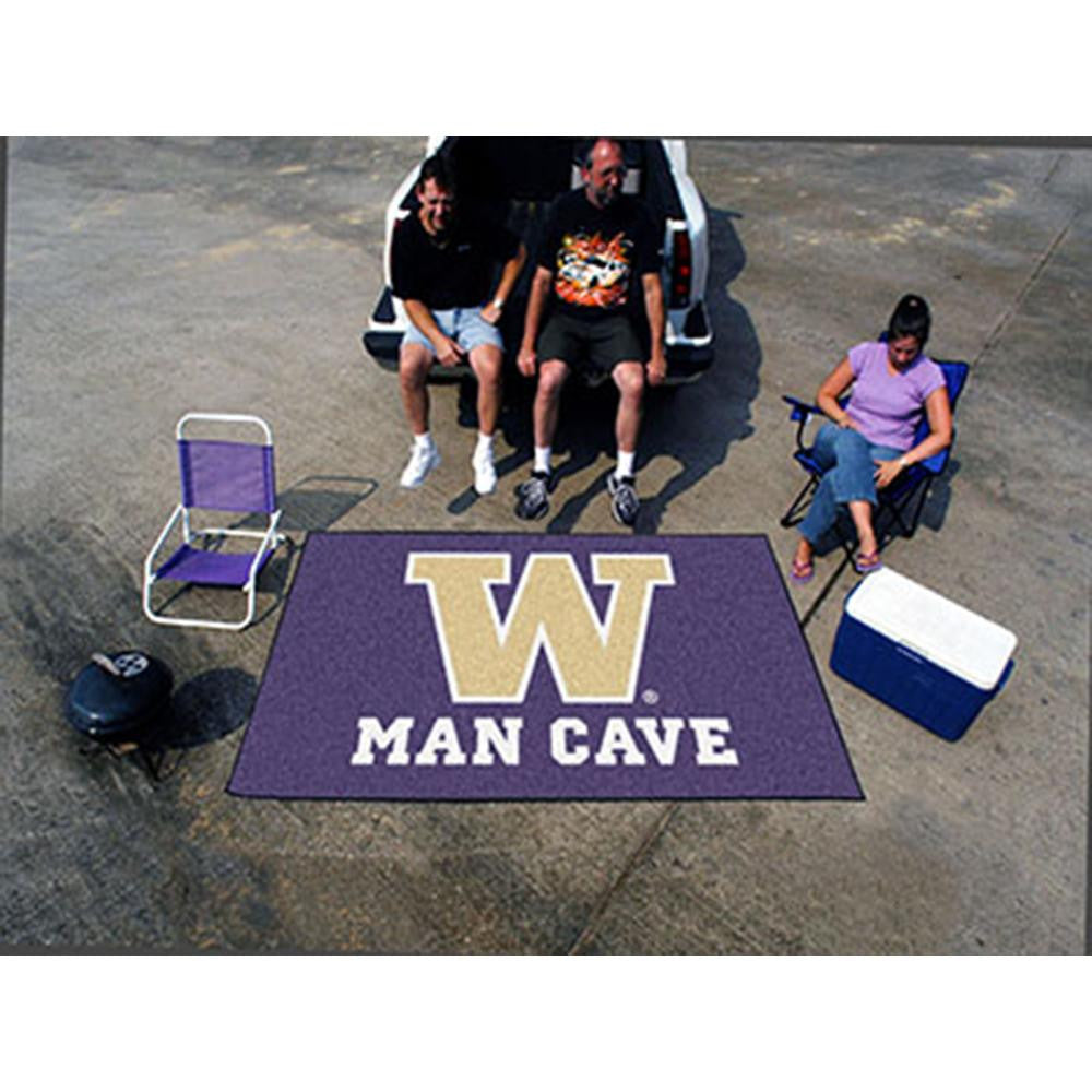 Washington Huskies NCAA Man Cave Ulti-Mat Floor Mat (60in x 96in)