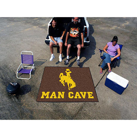 Wyoming Cowboys NCAA Man Cave Tailgater Floor Mat (60in x 72in)