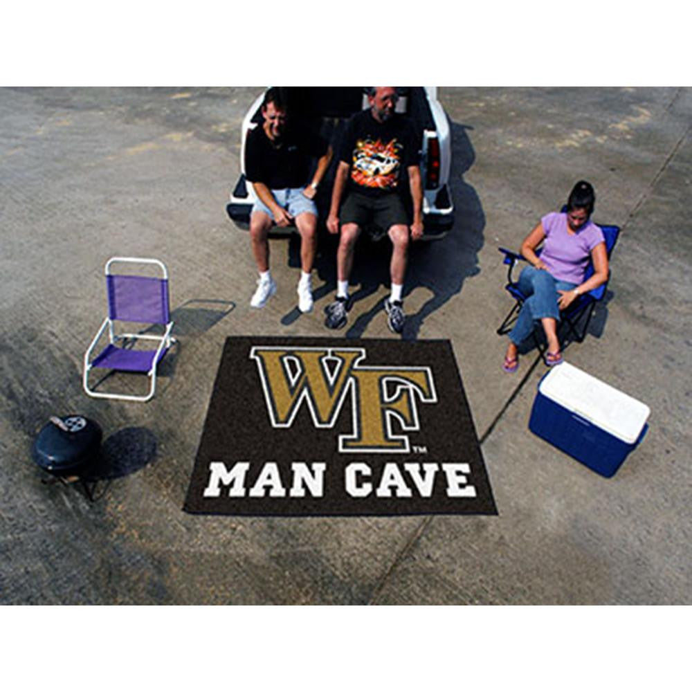 Wake Forest Demon Deacons NCAA Man Cave Tailgater Floor Mat (60in x 72in)