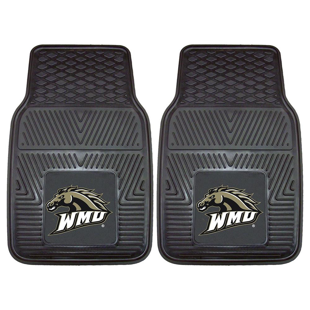 Western Michigan Broncos NCAA Heavy Duty 2-Piece Vinyl Car Mats (18x27)