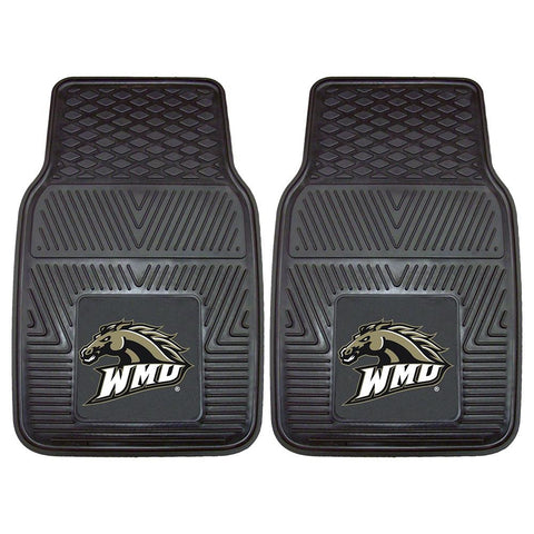 Western Michigan Broncos NCAA Heavy Duty 2-Piece Vinyl Car Mats (18x27)