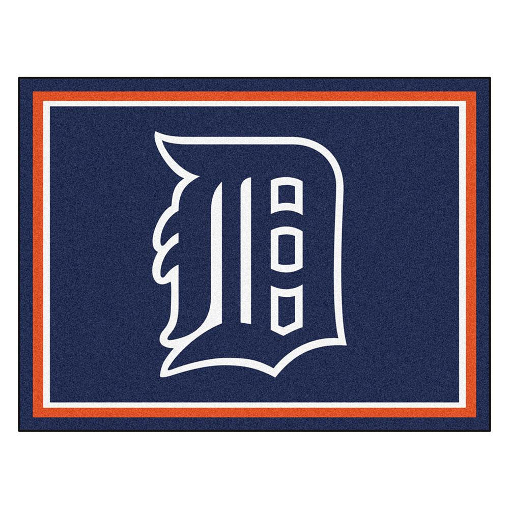 Detroit Tigers MLB 8ft x10ft Area Rug