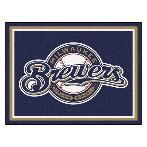 Milwaukee Brewers MLB 8ft x10ft Area Rug