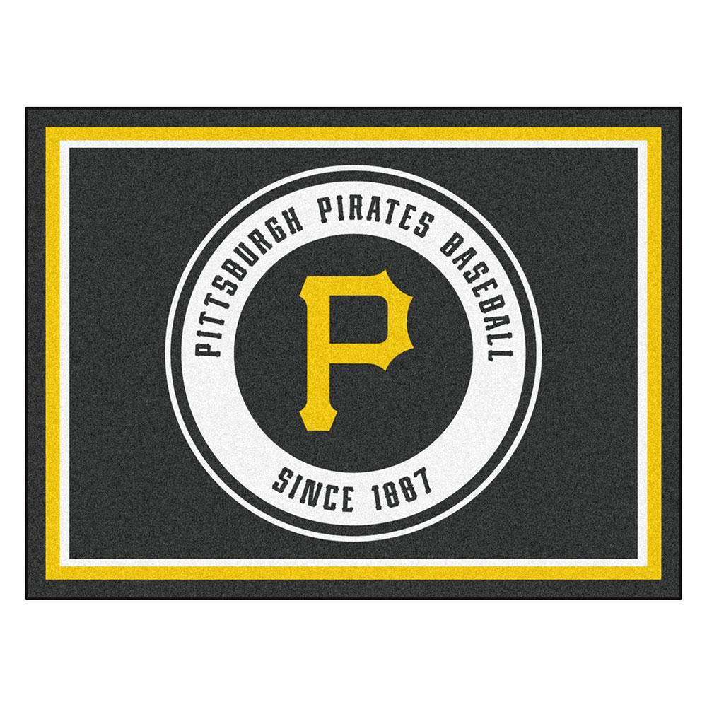 Pittsburgh Pirates MLB 8ft x10ft Area Rug