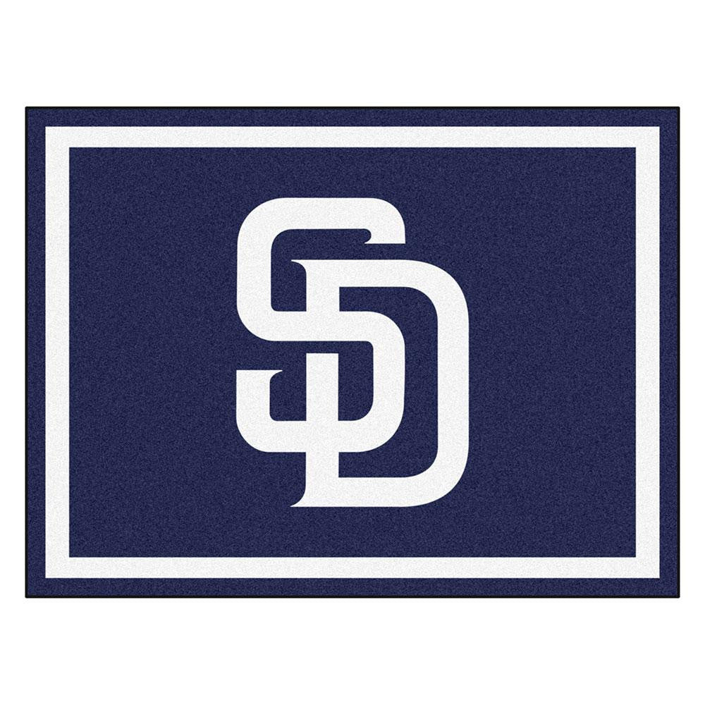 San Diego Padres MLB 8ft x10ft Area Rug