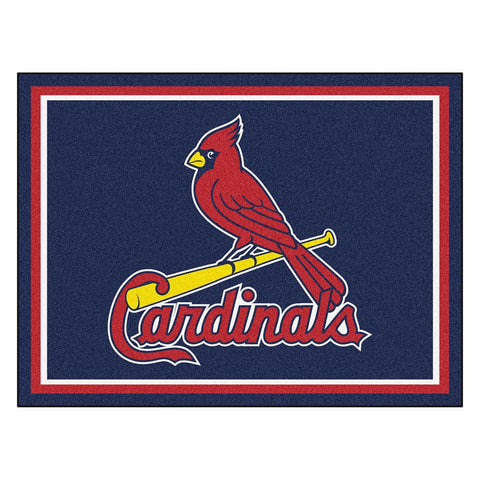 St. Louis Cardinals MLB 8ft x10ft Area Rug