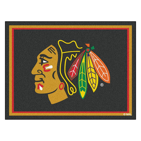 Chicago Blackhawks NHL 8ft x10ft Area Rug