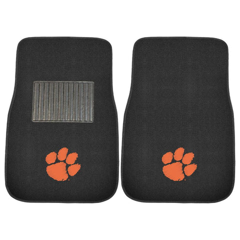 Clemson Tigers NCAA 2-pc Embroidered Car Mat Set