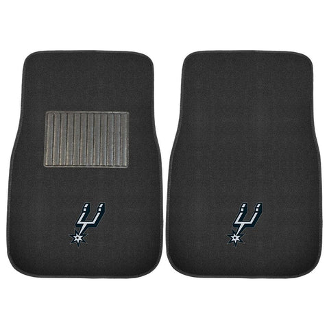 San Antonio Spurs NBA 2-pc Embroidered Car Mat Set