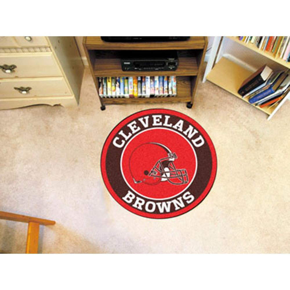 Cleveland Browns NFL Round Floor Mat (29)