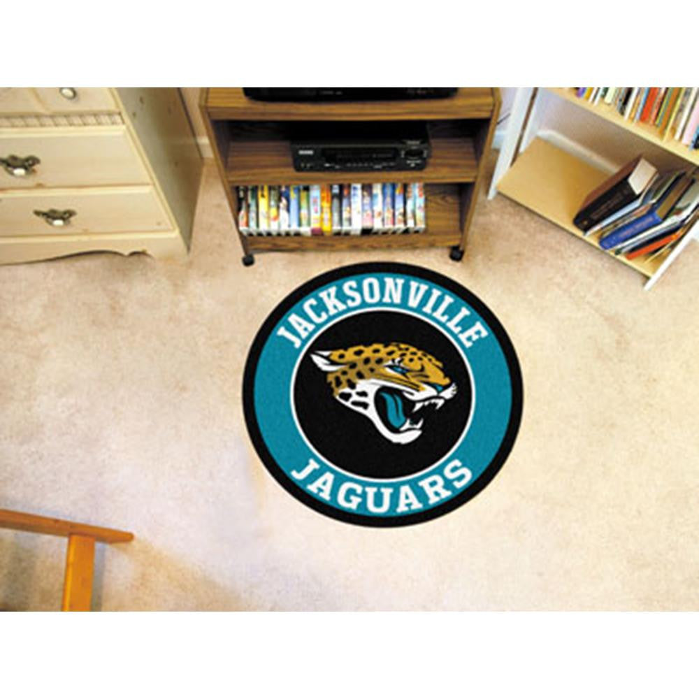 Jacksonville Jaguars NFL Round Floor Mat (29)