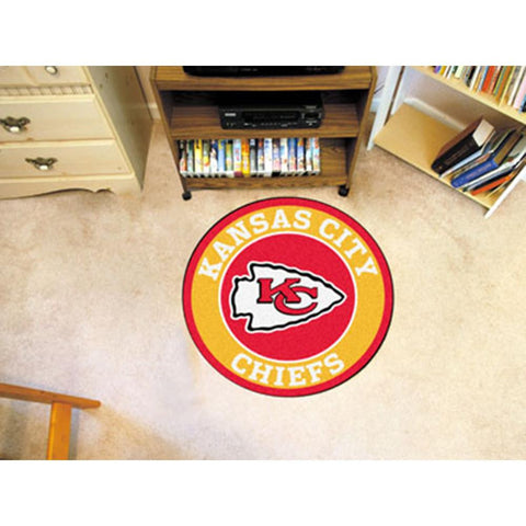 Kansas City Chiefs NFL Round Floor Mat (29)