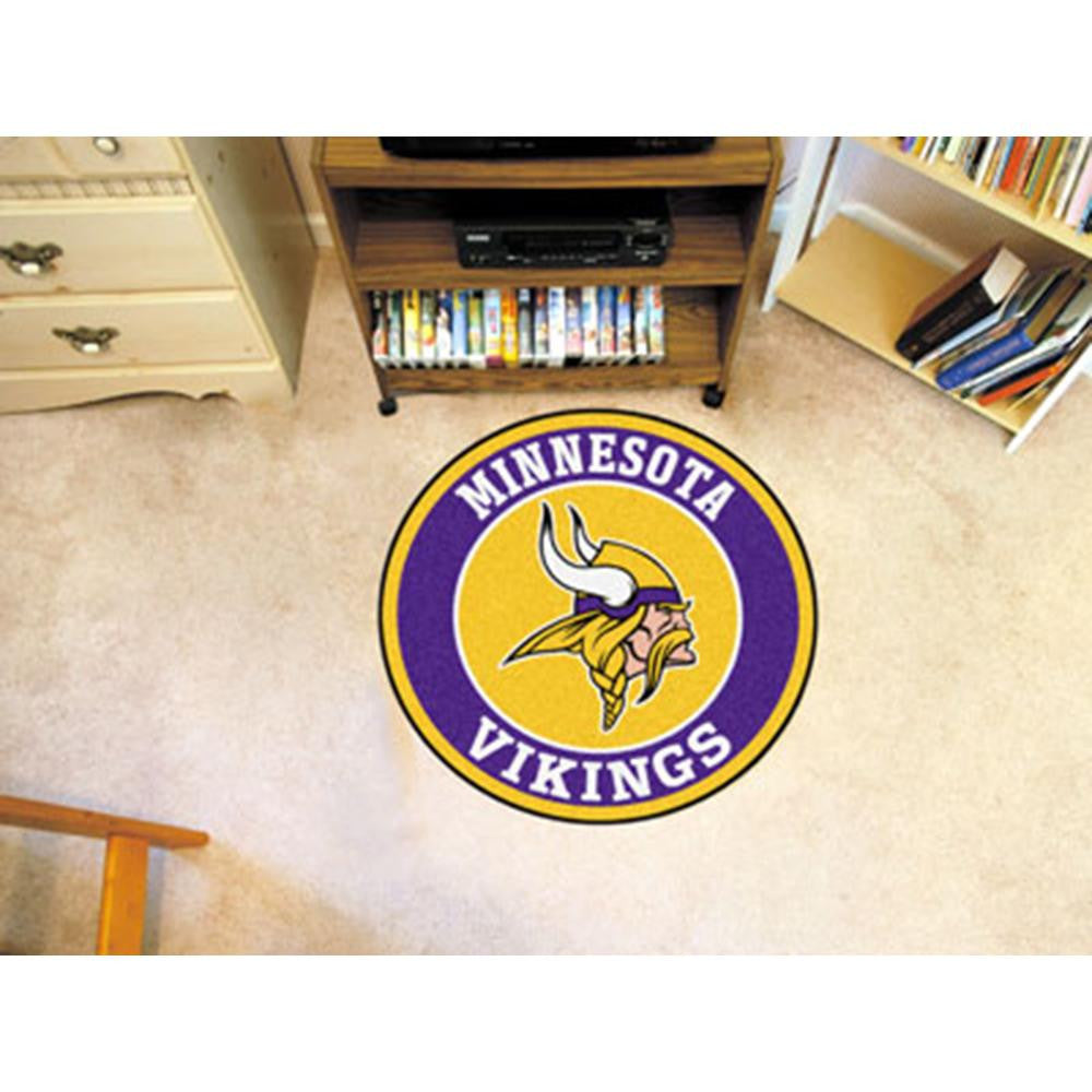 Minnesota Vikings NFL Round Floor Mat (29)