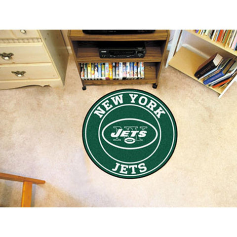 New York Jets NFL Round Floor Mat (29)