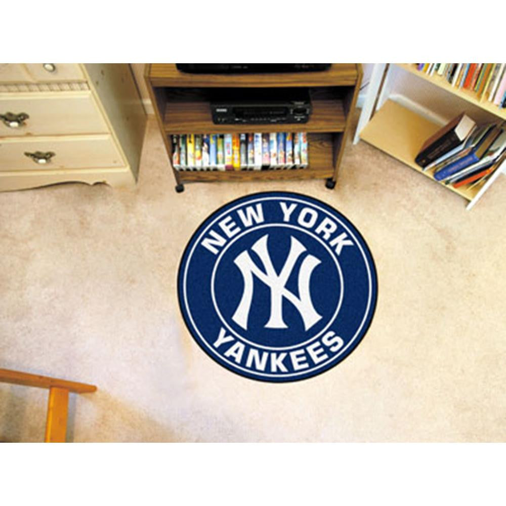 New York Yankees MLB Round Floor Mat (29)