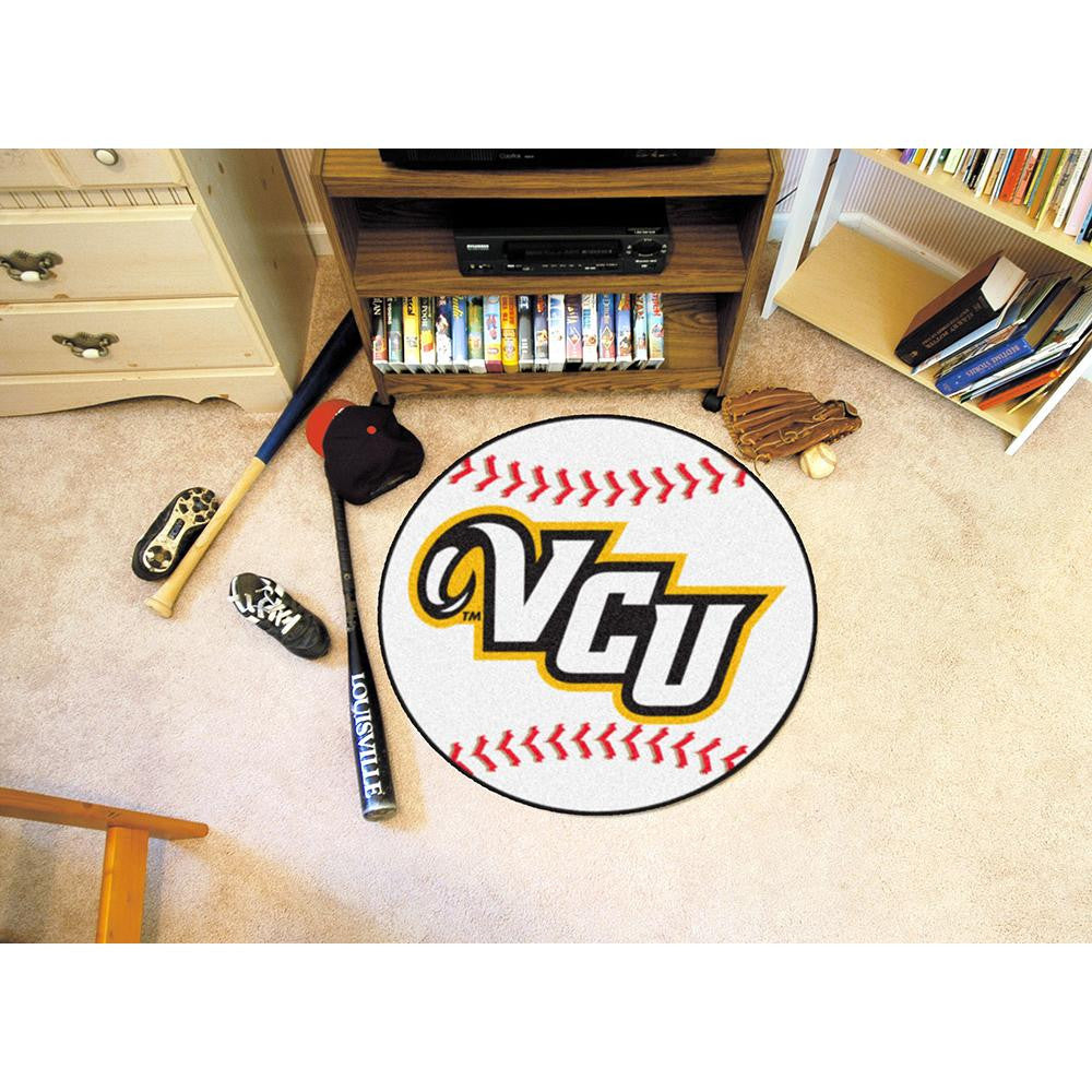 Virginia Commonwealth Rams NCAA Baseball Round Floor Mat (29)