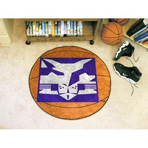 NYU Bobcats NCAA Basketball Round Floor Mat (29)