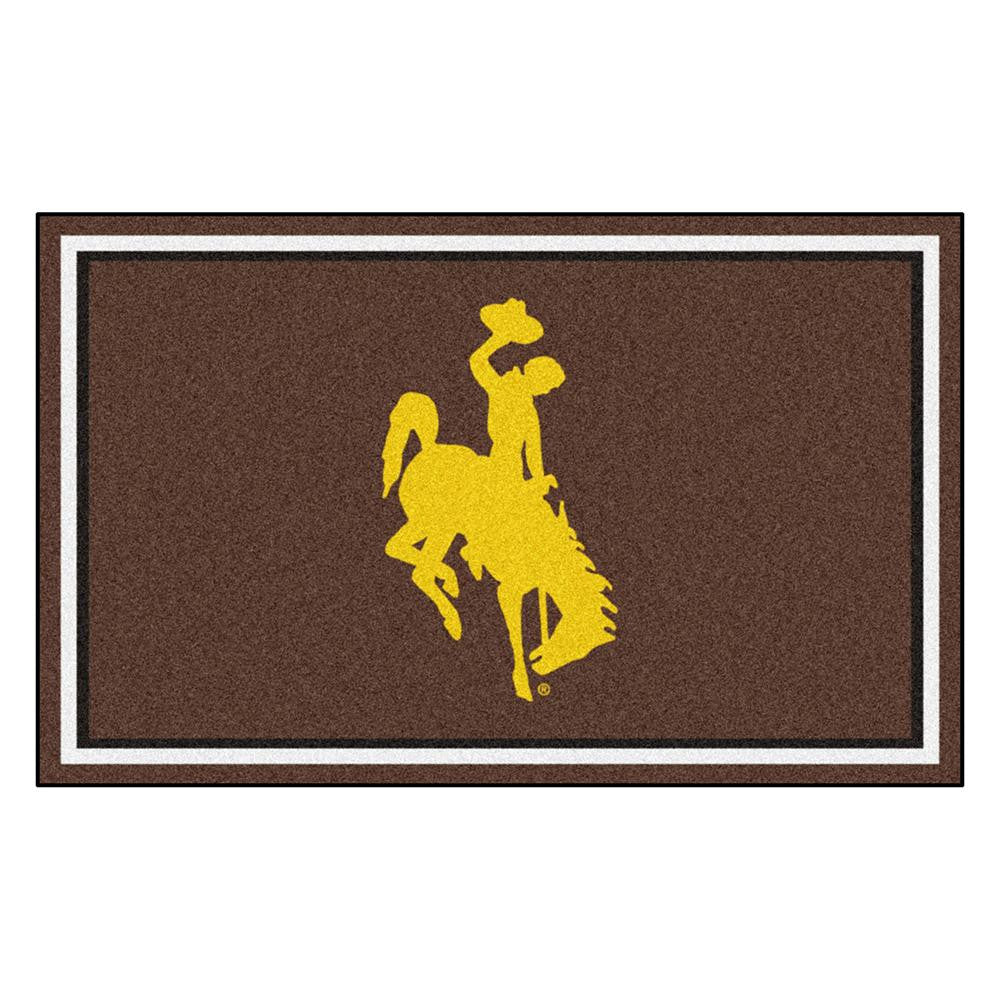 Wyoming Cowboys NCAA 4x6 Rug (46x72)