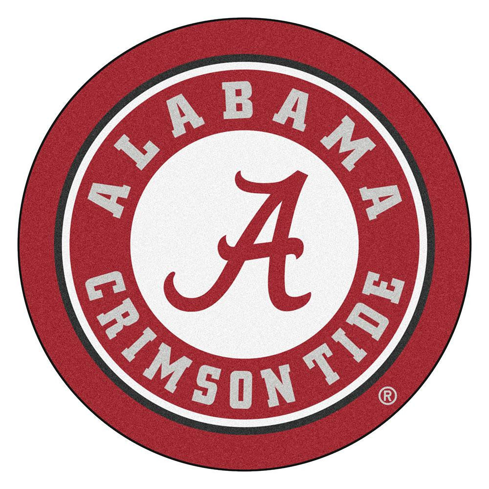 Alabama Crimson Tide NCAA Rounded Floor Mat (29in)