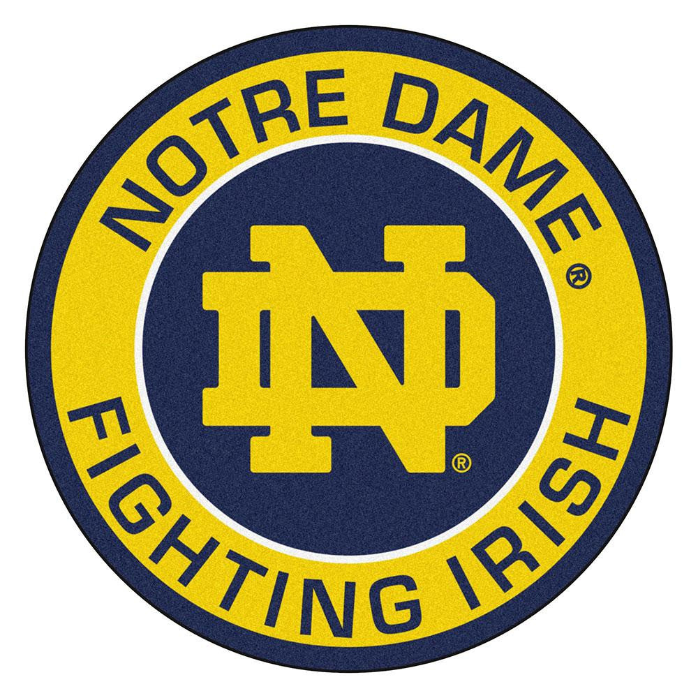 Notre Dame Fighting Irish NCAA Rounded Floor Mat (29in)