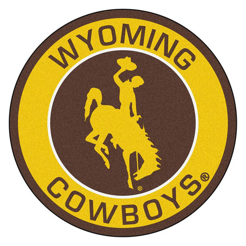 Wyoming Cowboys NCAA Rounded Floor Mat (29in)