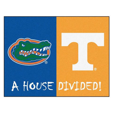 Florida - Tennessee NCAA House Divided NFL All-Star Floor Mat (34x45)