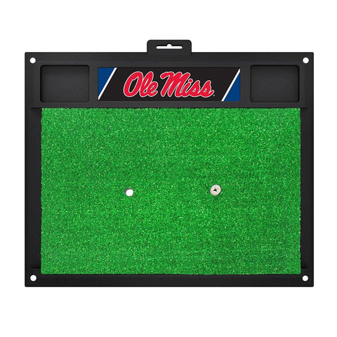 Mississippi Rebels NCAA Golf Hitting Mat (20in L x 17in W)