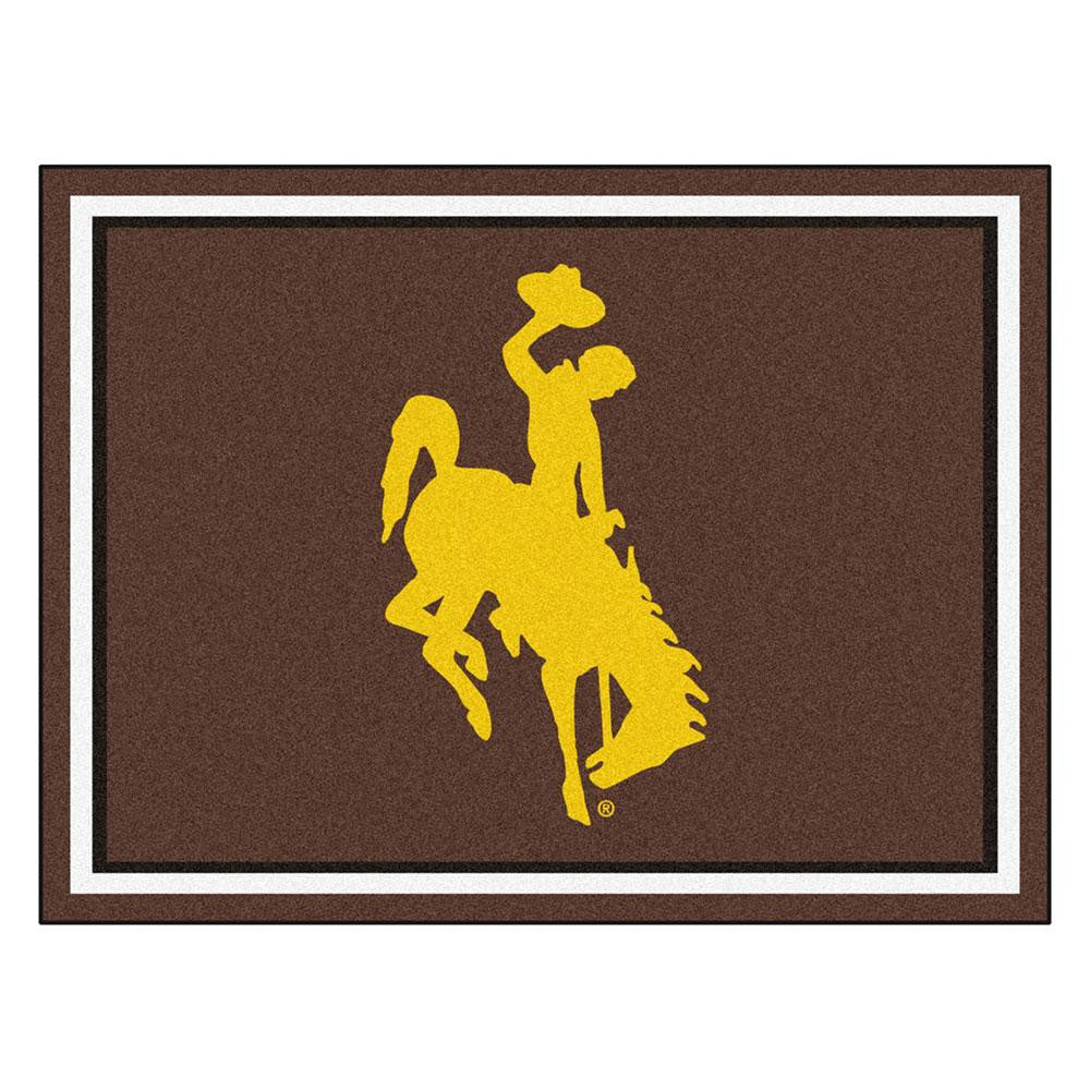 Wyoming Cowboys NCAA 8ft x10ft Area Rug