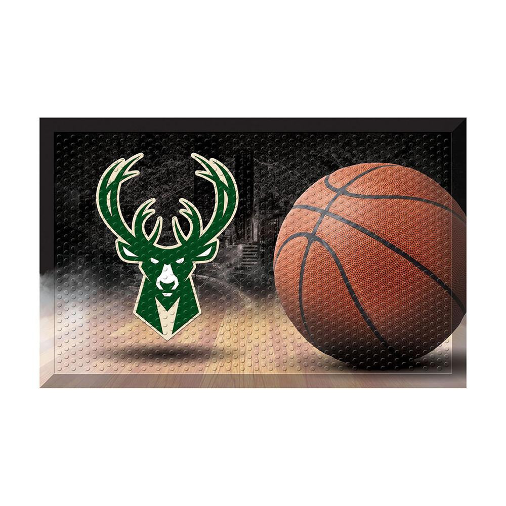 Milwaukee Bucks NBA Scraper Doormat (19x30)