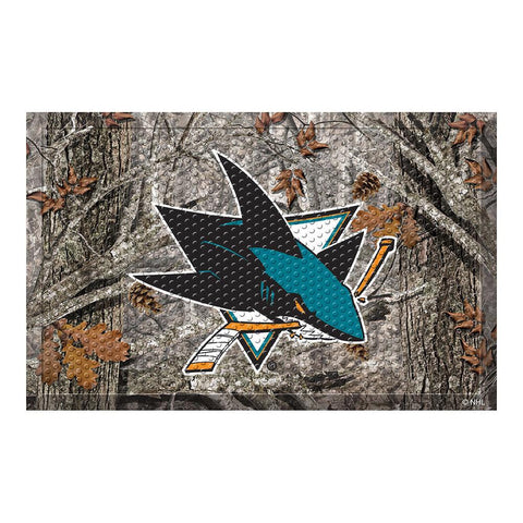 San Jose Sharks NHL Scraper Doormat (19x30)